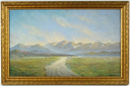 American/Canadian Leslie James Skelton Landscape Painting
