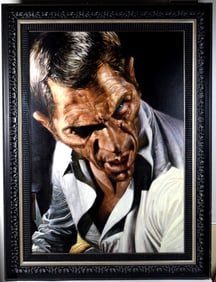 STEVE MCQUEEN LIMITED GICLEE PRINT ON CANVAS BY SEBASTIAN KRUGER