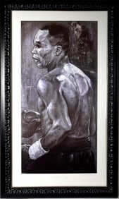 Sugar Ray Leonard Signed Limited Edition Stephen Holland Lithograph