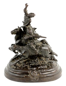 Russian Imperial kasli Cast Iron Grouping ~Triumph of the Cossacks ~ 1902