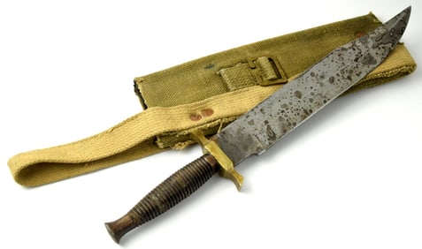 Australian Theater WW II Special Forces Commando Fighting Bowie Knife Dagger