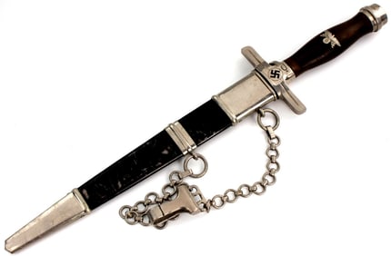 Rare German WWII Postschutz Leader Dagger by Paul Weyersberg