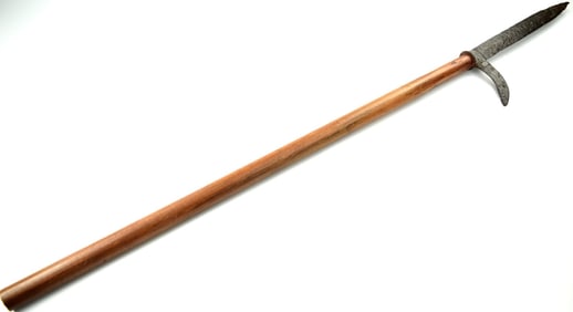 Rare American Civil War Relic Battlefield Pickup Confederate Army Georgia Pike with Later Wood Haft.