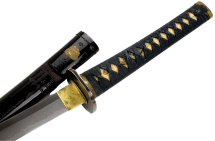 Well Signed NOSHU SEKI JU KANENORI SAKU 1940s WW II Japanese Showato KATANA Sword in Very Nice