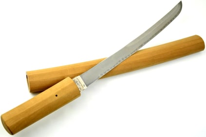 Edo Period Japanese Wakizashi Sword in Shirasaya