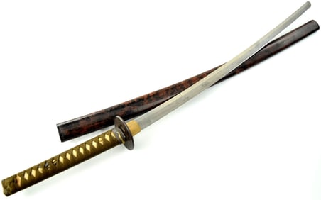 1930s Japanese Samurai Katana Sword by Ishihara Kanenao