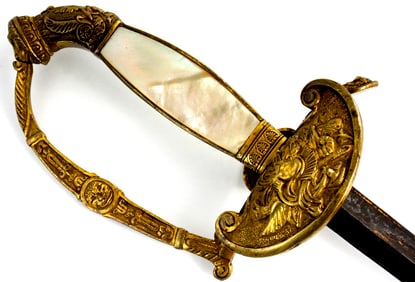 Very Nice Antique German or French Napoleonic era Officer's EPPIE Rapier Sword. Circa Late 18th -