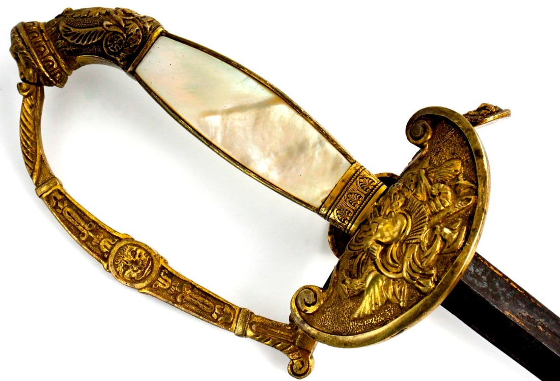 Very Nice Antique German or French Napoleonic era Officer's EPPIE Rapier Sword. Circa Late 18th - (1 of 20)