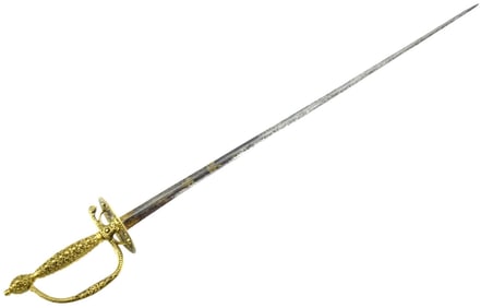 Fine 18th Century English British or French Rapier Sword