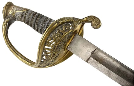 Rare ''Schuyler Hartley & Graham New York'' M-1850 US Staff & Field Officer's Sword.