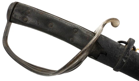 Rare American Civil War Imported English ISAAC CAMPBELL Confederate Used Cavalry Sword, Battlefield