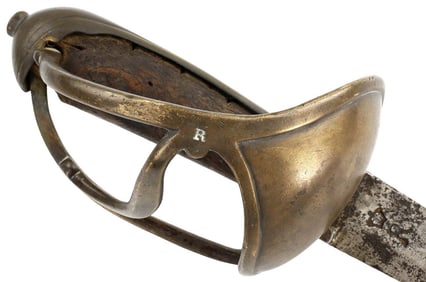Rare 1796 Dated Spanish Colonial Broad Sword Rapier with King's Cipher Marked Blade & Rare Marked