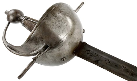 Very Nice 1797 Dated Spanish Colonial Cup-hilt Rapier Sword. Strong Blade Well Marked. Rare Blade &
