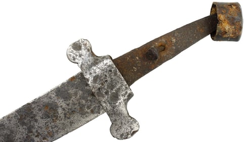 Rare 9th-14th C. Russian Polish Turkish ''ORDYNKA'' Tatars Saber Sword, Maker Marked Blade, Very