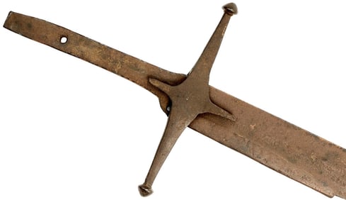 Rare 9th-14th C. Russian Polish Turkish ''ORDYNKA'' Tatars Shamshir Saber Sword, Strong Reinforced
