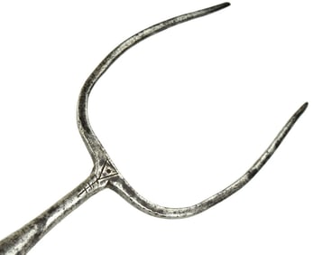 Early 16th-17th C. European Polearm War Fork Lance Halberd Spear, a cross of an agricultural