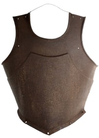 Antique European Cuirass Breastplate for a Suit of Armor. Regular Adult Size.