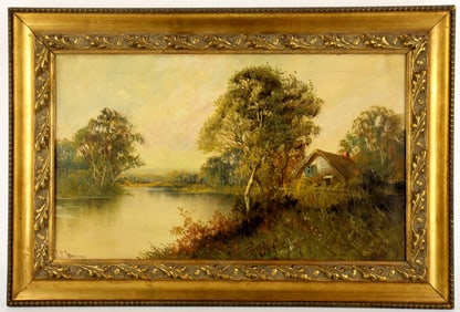British Francis E.Jamieson Oil On Canvas Painting