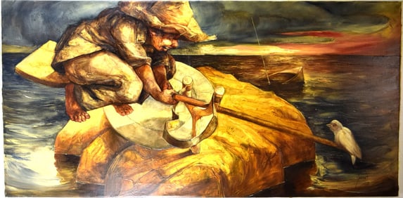 English American William Minshall Birchall A South Seas Trader Painting