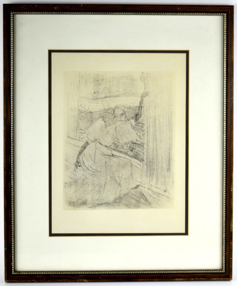 Toulouse-Lautrec Yvette Guilbert Curtain Call Original Lithograph (1 of 7)