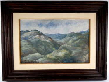 American Charles Krutch Landscape Painting