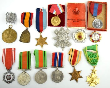 Mixed lot of mostly British WWII campaign medals