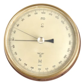 Original German WWII Kriegsmarine U-Boat Lufft Barometer