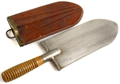 U.S. Army Model 1873 or Model 1880 entrenching tool (also known as a Trowel bayonet).