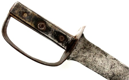 Massive 19th C. Mexican Bowie Knife Possibly Used by Confederate Soldier in American Civil War. Very