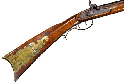 Berks County Kentucky Percussion Rifle by John Workman
