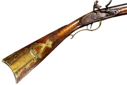 Antique Kentucky Rifle Flintlock .45 Cal