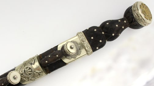 Very Nice 1902 to WW I Scottish South African TRANSVAAL VOLUNTEERS Officer's Dirk Dagger with