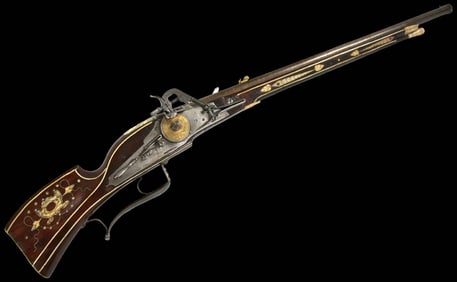 Very Fine 1590's Austrian Wheellock Carbine Rifle of the Royal Bodyguard of Prince - Archbishop Wolf