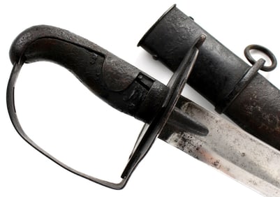 Rare Regiment Marked M-1796 English Cavalry Trooper's Sword, Marked Blade with Battle-marks to the