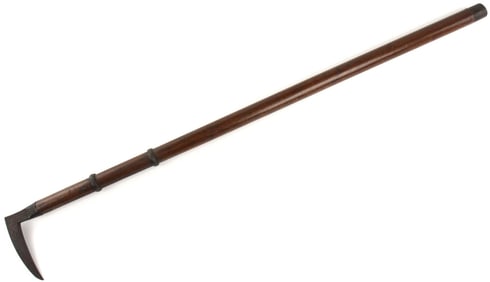 Antique Japanese Samurai or Ninja KAMA Sickle Martial Arts Weapon. Probably 18th-19th C.