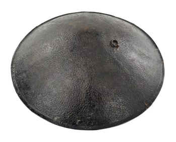 Very Good Antique MeiJi era Japanese Samurai Lacquered Metal JINGASA Helmet Hat.