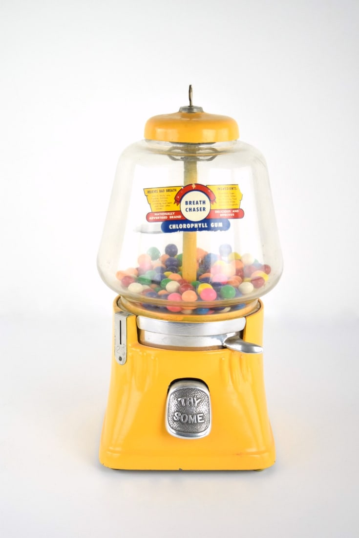 Silver King Vintage 5c Breath Chaser Chlorophyll Gum Gumball Machine (1 of 7)