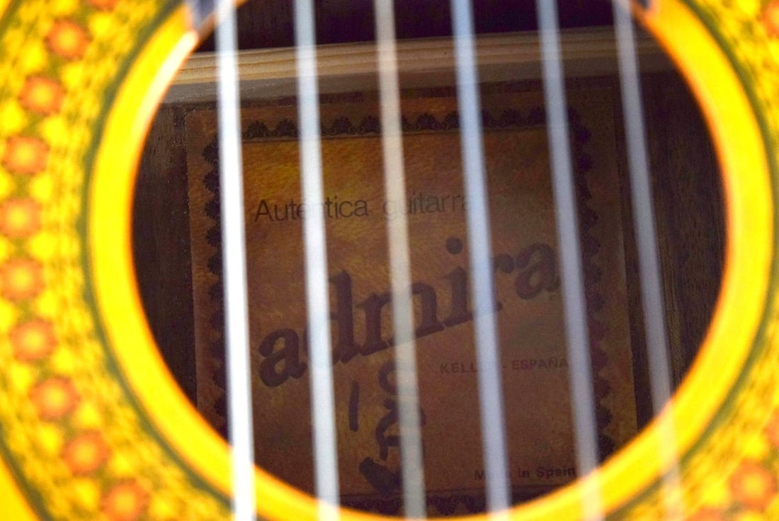 Admira Handcrafted Solid Cedar Top Classical Guitar - 4