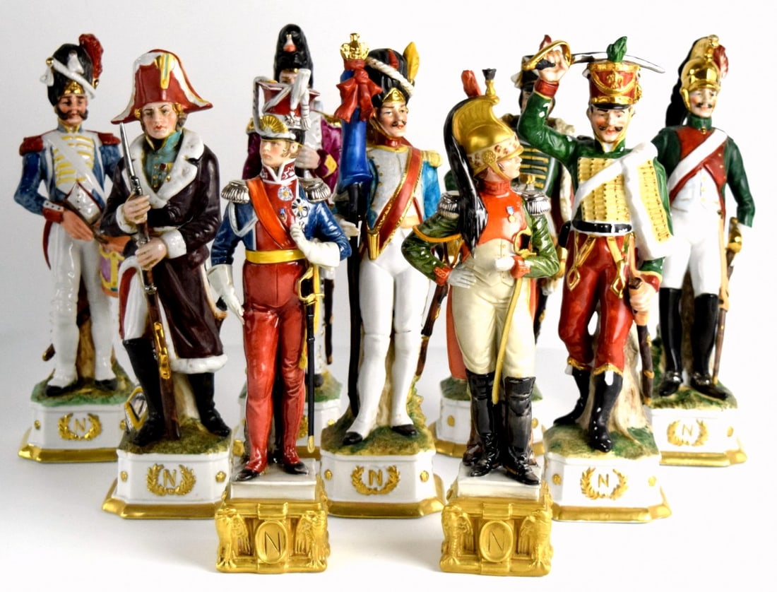 Group 9 Capodimonte Di Pietro Porcelain Napoleonic Military Figures (1 of 18)
