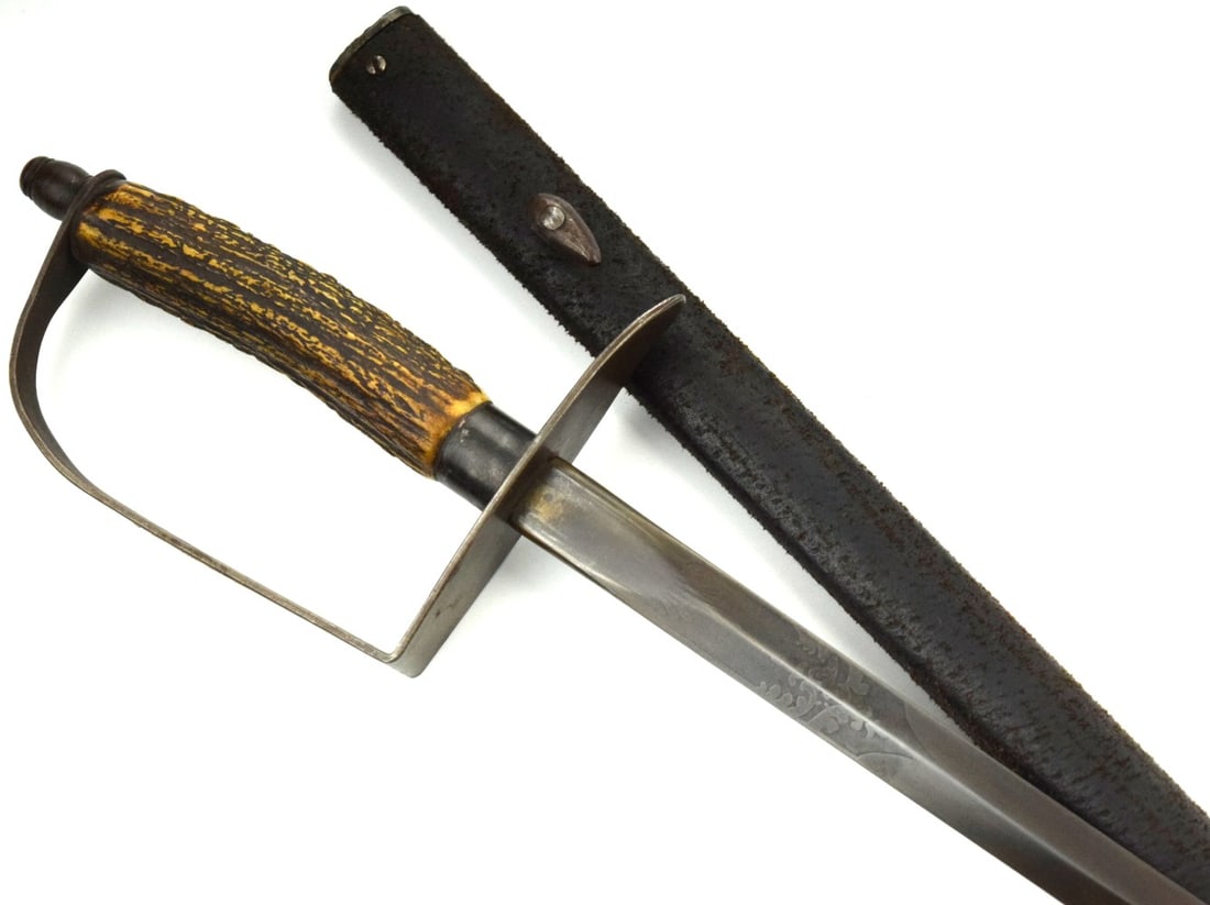 Antique German Imperial Sword with unusual horn handle (1 of 18)