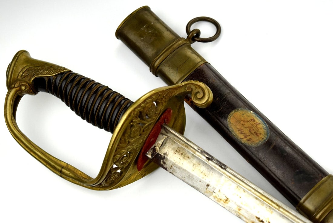 Interesting Mid 19th Century French Officer Sword for US Market (1 of 20)