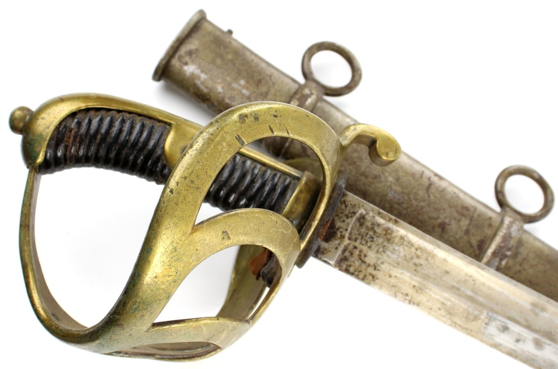 Nice German Saxon Model 1852 Cavalry Saber with Regimental markings (1 of 20)