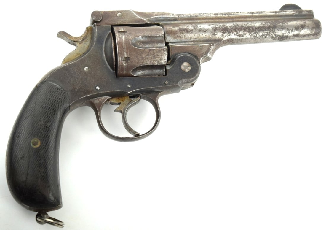 Antique Spanish copy of Smith & Wesson DA Frontier Revolver. (1 of 17)