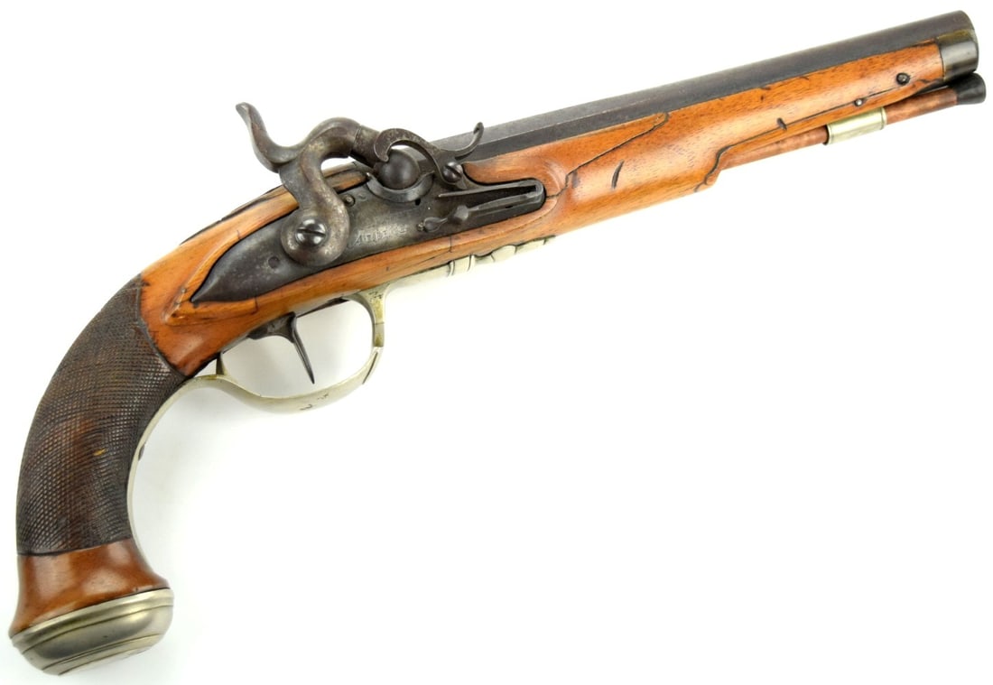 Liege Percussion Pistol With Positive Safety Circa 1840 (1 of 17)