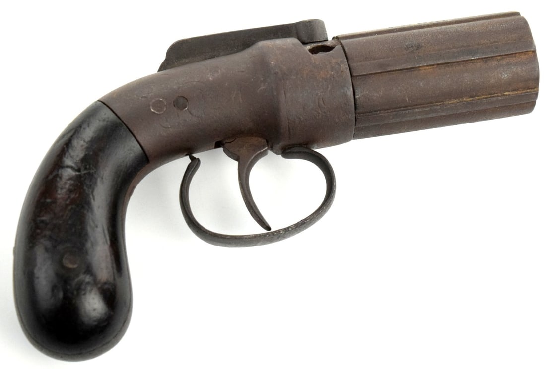 Washington Arms Co. percussion Pepperbox revolver circa Gold Rush era to American Civil War period (1 of 10)
