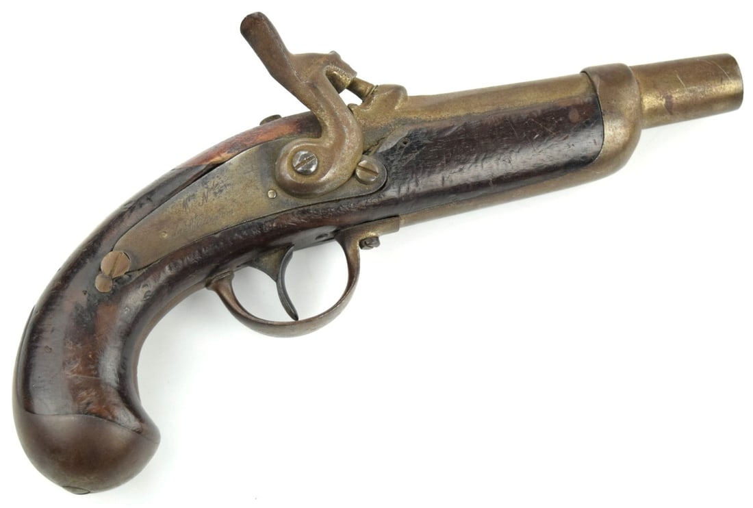 French Model 1842Â Gendarmerie Percussion Pistol. (1 of 11)