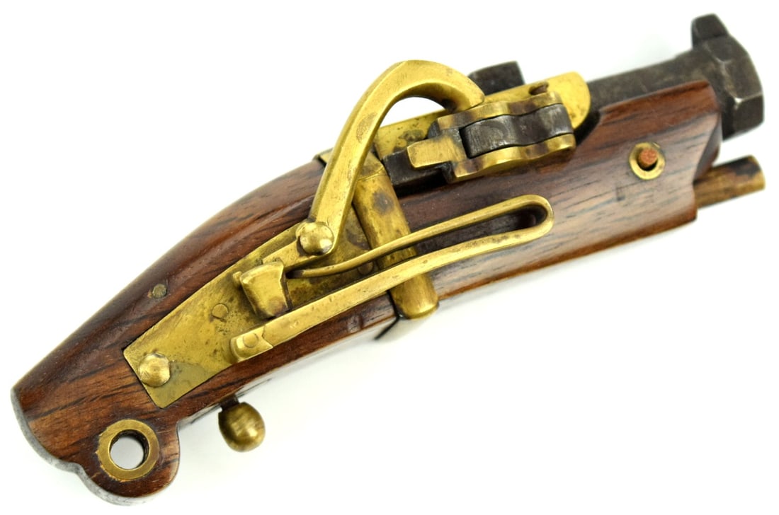 19th Century Japanese Samurai Matchlock Pistol Family Mon/ Tanegashima (1 of 9)