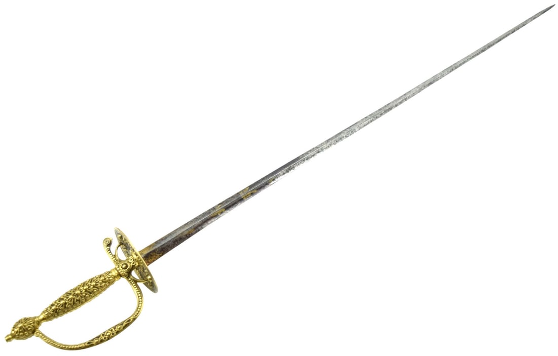 Fine 18th Century English British or French Rapier Sword (1 of 20)
