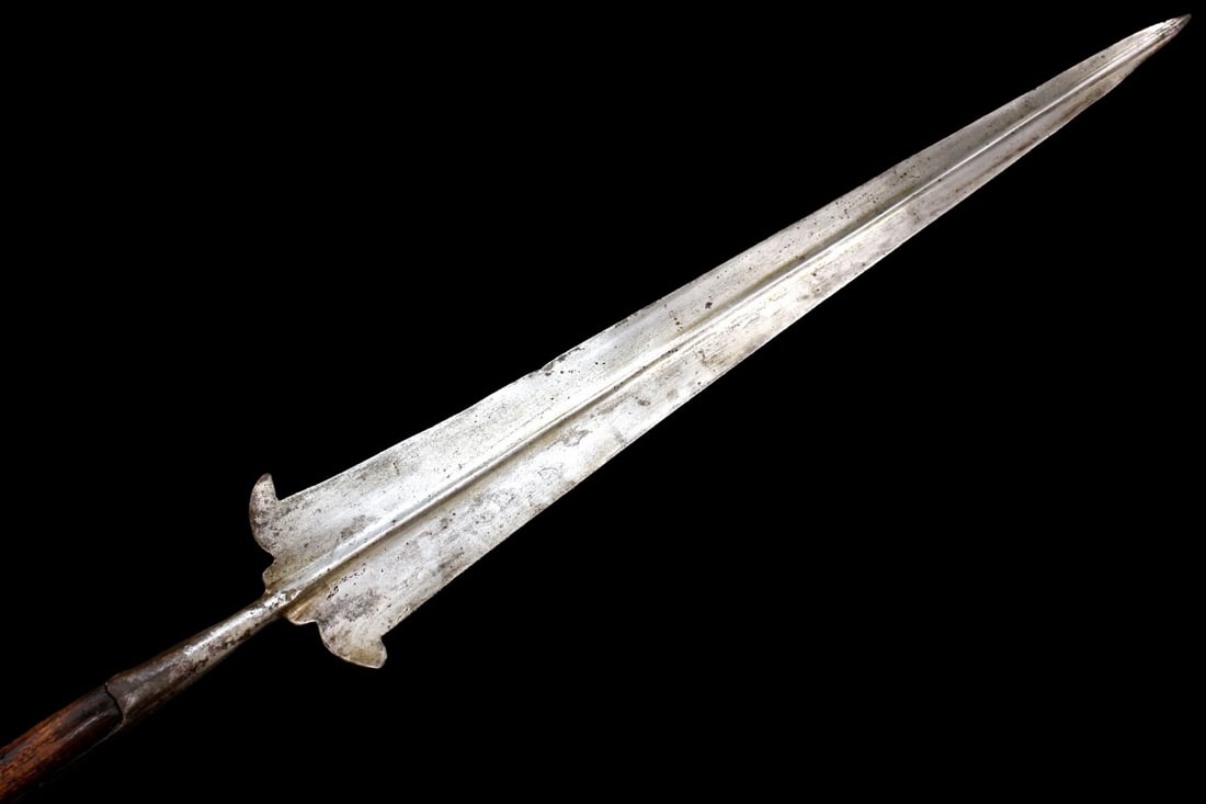 MASSIVE 1520s Italian Partisan Spear with Extremely long Blade - RARE (1 of 20)