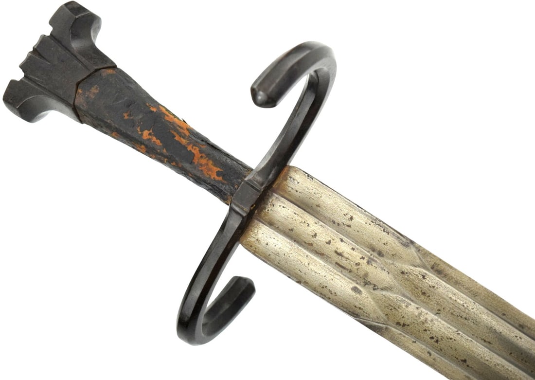 Long Antique German Katzbalger Mercenary Sword, (1 of 20)